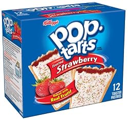 Pop-Tarts, Frosted Strawberry, 12-Count Tarts (Pack of 12)