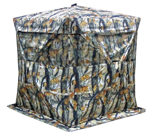 KillZone 360 Hub Style Ground Blind Deer and Turkey Hunting Blind with Open Woods Camo 7U
