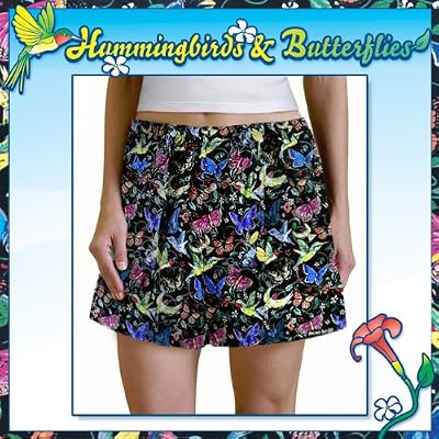 Hummingbirds Boxers Med Butterfly Butterflies 100% Cotton Boxer Shorts for HIM or HER- SEARCH BROAD BAY BOXERS FOR MORE DESIGNS Unique GIFT Ideas Man Men Boyfriend Woman Women Ladies Mother Dad Mom CUTE!
