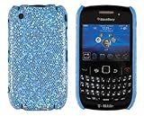 Hard Sparkles Case for BlackBerry Curve 8520 / 8530 / 9300 - Light Blue