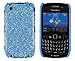 Hard Sparkles Case for BlackBerry Curve 8520 / 8530 / 9300 - Light Blue