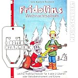 Produkt-Bild: Fridolins Weihnachtsalbum inkl. praktischer Notenklammer - leichte Weihnachtslieder f&uuml;r 1 oder 2 Gitarren oder Melodieinstrument und Gitarre. Mit vollstandigem Liedtext. (Die Fridolin-Reihe) (broschiert) von Hans Joachim Teschner (Noten/Sheetmusic)