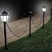 Solar Garden Lamp and Border Kit - Expands to 10 Feet Long!