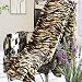 Blancho Bedding - [Animal Tiger] Micro Mink Throw Blanket with 14.5 OZ filling (50 by 70 inches)