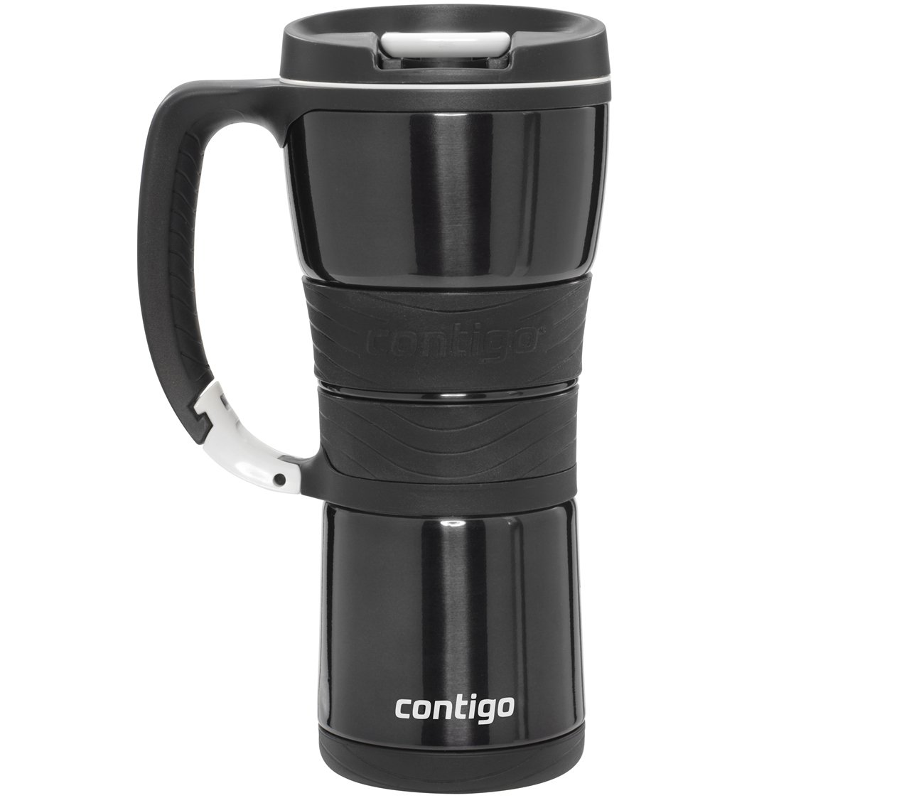 Contigo Extreme Vacuum Insulate Travel Mug with Handle, 16Ounce, Black