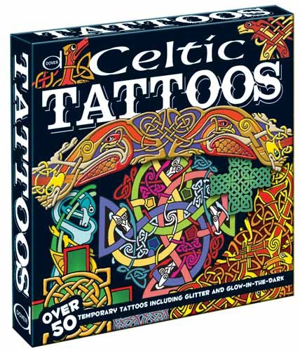 Celtic Tattoos: Over 50 Temporary Tattoos including Glitter and Glow-in-the-Dark (Tattoo Boxes)