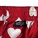 Red Silk Heart Boxers 2.0 by Royal Silk® - Love You Valentine Special - Men's XL (37-38