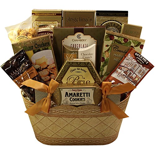 Art of Appreciation Gift Baskets Golden Elegance Gourmet Food Gift Basket