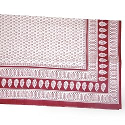 Bed Sheet Cotton Block Print Home Decoration Twin Size