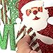 Hoople Christmas Tree Decoration Christmas Wall Hanging Sign Santa Claus Door Plate