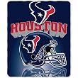 Houston Texans NFL Light Weight Fleece Blanket (Grid Iron) (50x60)