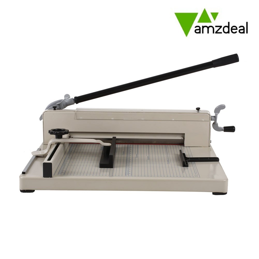 Amzdeal ® 17" Steel Heavy Duty Manual Guillotine Paper Cutter Trimmer