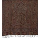 Indian Blanket Pure Wool Asian Jacquard Pattern 106" x 55" (wbscov046)