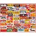Candy Wrappers Favorites Collage 1000 piece jigsaw puzzle 24" x 30"