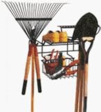 Racor PGR-1R Pro Garden Tool Rack with Removable Basket
