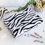 [Animal Zebra - White] Coral Fleece T...