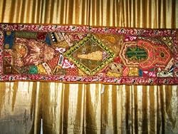 Tawny Bead Vintage India Decor Table Runners Tapestry Wall Hanging Throw 70x22 Free Shipp