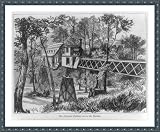Historic Print (S): [Monorail used at the Philadelphia Centennial, 1876]: The elevated railway across the ra
