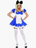 : Alice in Wonderland Adult Halloween Costume Size 10-12 Medium