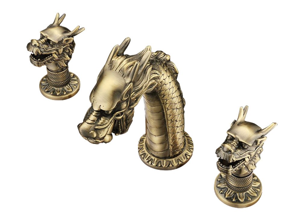 Dragon Bathroom Decor Ideas with Mystic Accessories
