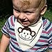 Super Soft 100% Organic Natural Cotton 'Monkey Around Baby' Bandana Drool Bibs with Snaps for Girl or Boy - Reversible Set of 4 - Premium Unisex Baby Shower Gift Set - Handkerchief Baby Bib Bandanas