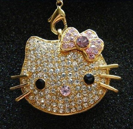 High Quality 8gb Hello Necklace (Golden)