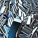 144pcs 16mm or 5/8 inch Ribbon Clamps with Loop - Silver