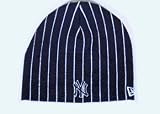 NEWERAヤンキースPINSTRIPE KNIT NY（ネイビー）