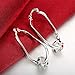 Minkang Creative Crystal Color Diamond Earrings 925 Silver Jewelry