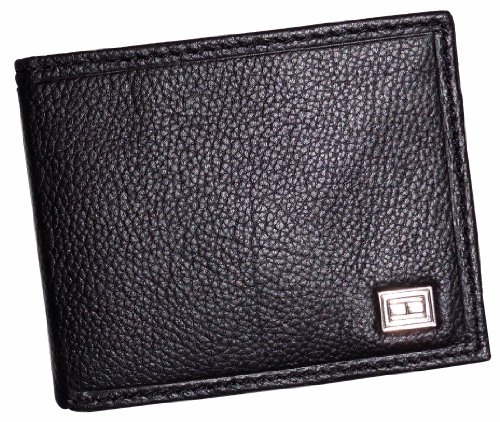 Men’s Tommy Hilfiger Wallet Passcase Black w/ Logo
