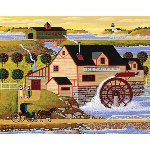 Mega Puzzles: Hometown Collection 1000 piece Old Cider Mill Puzzle