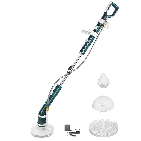 Homitt Power Spin Scrubber Electric Floor Scrubber Super Powerful