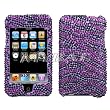 Sparkling Purple Zebra Full Diamond Rhinestone Snap on Hard Skin Cover Case for Apple Ipod Touch Itouch 2nd Gen 3rd Gen Sparkling Purple Zebra Full Diamond Rhinestone Snap on Hard Skin Cover Case for Apple Ipod Touch Itouch 2nd Gen 3rd Gen