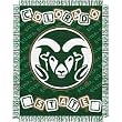 Colorado State Rams NCAA Triple Woven Jacquard Throw (044 Series) (36x46")"