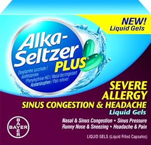 Amazon.com: Alka-seltzer Plus Severe Allergy Sinus Congestion and ...