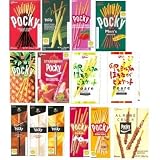 Glico Pocky Collection Japanese Cookies / (14 Packs)