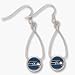 Seattle Seahawks French Loop Dangle Earrings