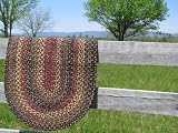 2' x 3' Joseph's Coat Braided Rug