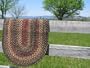7' x 9' Joseph's Coat Braided Rug