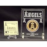Los Angeles Angels Of Anaheim 24Kt Gold Coin In Archival Etched Acrylic By Highland Mint