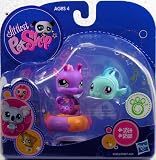 Littlest Pet Shop Purple Seahorse and Blue Clown Fish