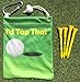 Giggle Golf I'd Tap That Towel & Tee Bag Combo