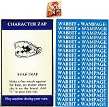 Character Zap Bear Trap Card for 1985 Wabbit Wampage Adventure Board Game