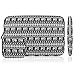 Kamor 13 13.3 inch Apple MacBook Air MacBook Pro Canvas Fabric Laptop Sleeve with Macbook Charger Case Bohemian Style Animal World (Elephant Black) Protective Carrying Sleeve Bag Case Cover Shell
