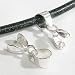 Dreambell (Free S/H) 2 pcs Sterling Silver Bail Pendant Clasp Pinch In Connector Slide Large ''L''