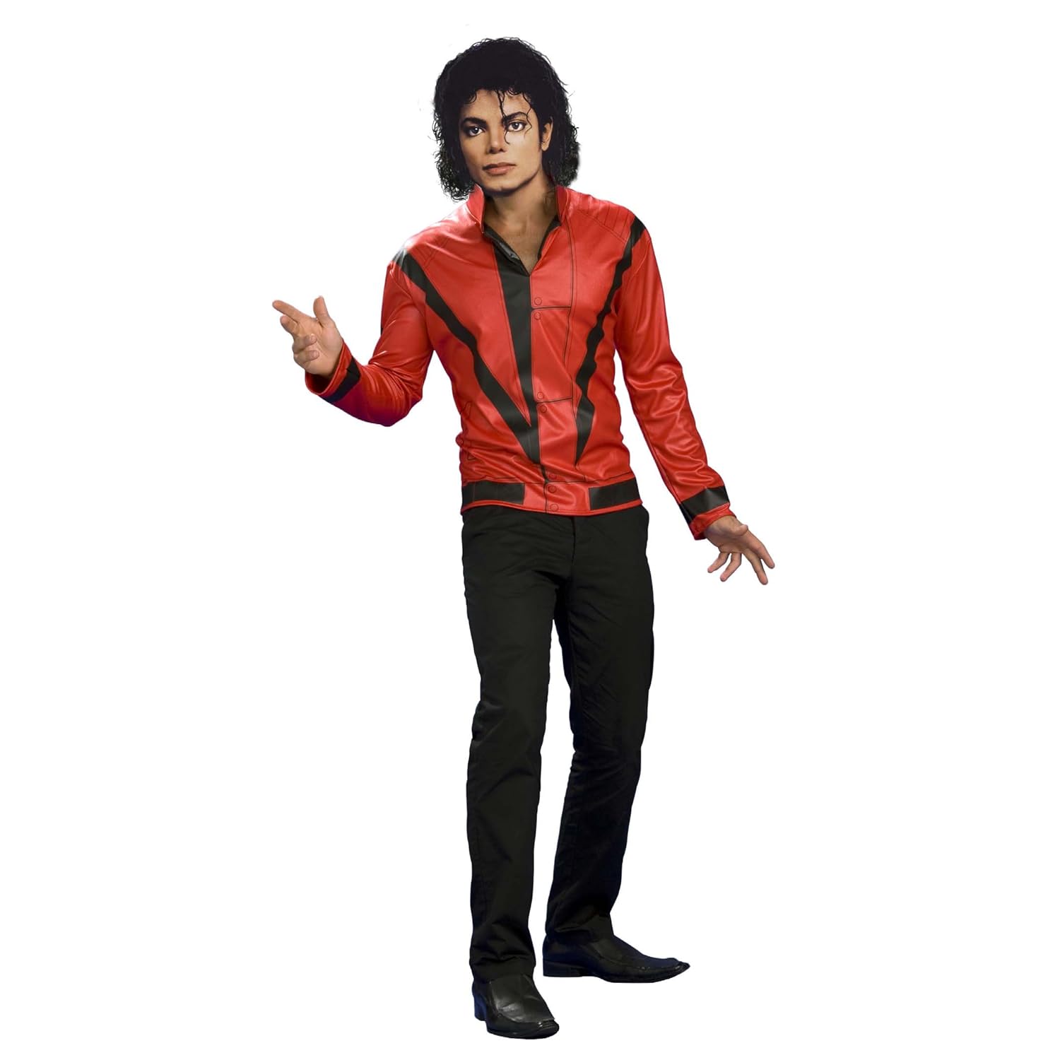 Michael Jackson Red Thriller Jacket Adult Cos