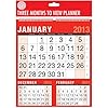 2013 Easy View Wall Planner Calendar 3 Month To View Spiral Home Work Office3804