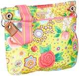 Oilily Flat Shoulderbag OES1174-0703, Sac &agrave; main femme - Jaune-TR-C1-14
