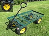 New Heavy Duty Towing Nursery Wagon Garden Cart With Lawn Tires