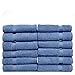 Chakir Turkish Linens Premium Cotton Absorbent Turkish Towels (Washcloths - 12 Piece, Wedgewood)